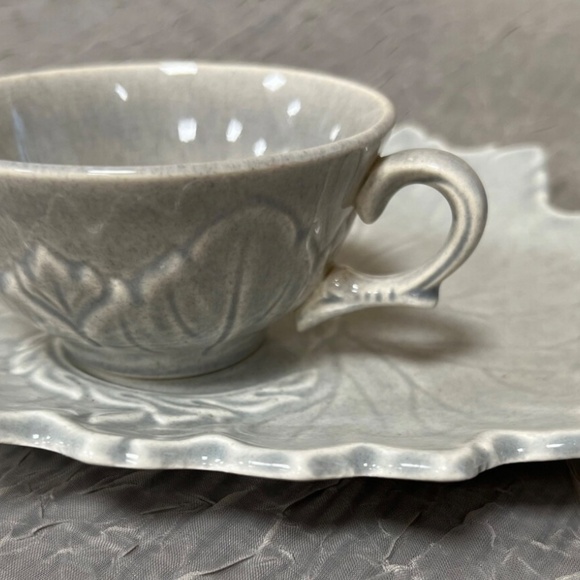 GORGEOUS RARE Vintage Woodfield by Steubenville Pottery Plate Set - Picture 4 of 4